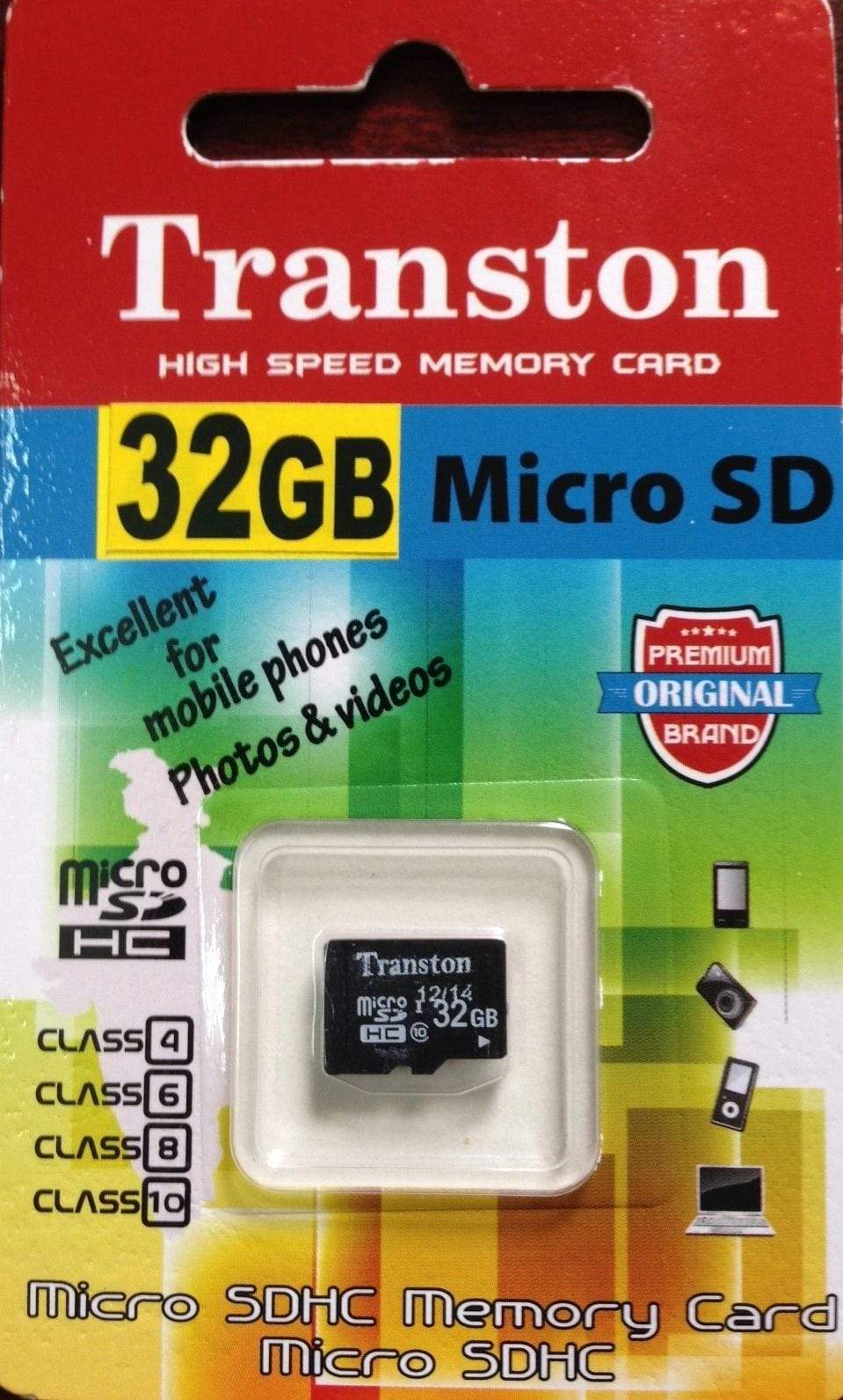 Transton 32GB Micro SD Memory Card Class 10-Memory Cards-dealsplant
