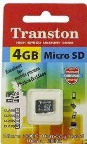 Transton 4GB Micro SD Memory Card-Memory Cards-dealsplant