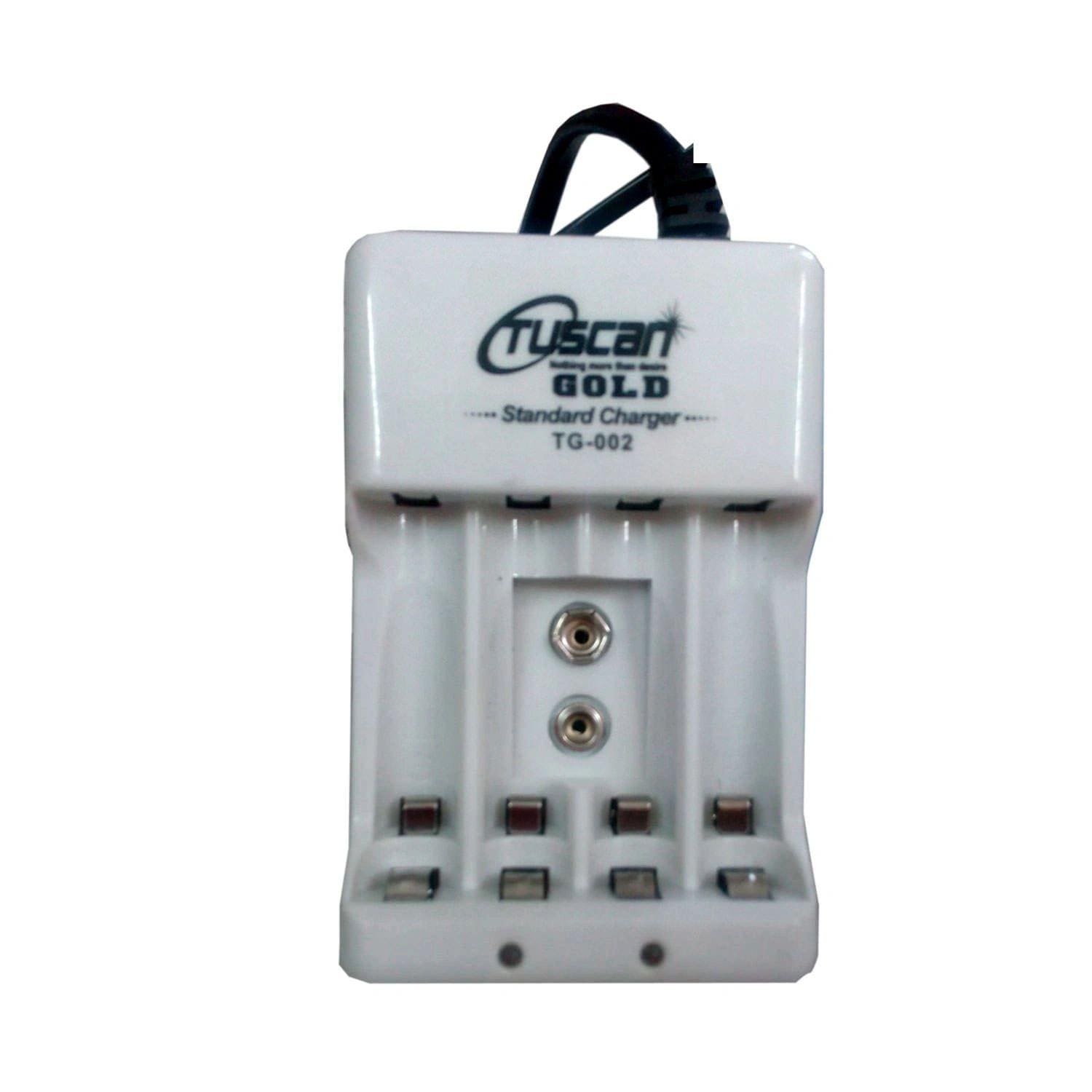 Tuscan Gold Battery Charger for AA, AAA and 9V Batteries TG-002-Rechargeable Batteries-dealsplant