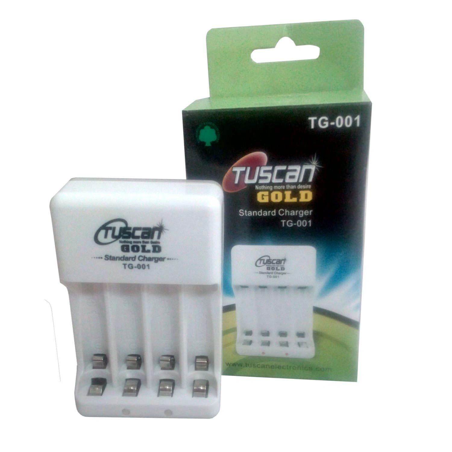 TUSCAN Gold Battery Charger for AA and AAA Rechargeable Batteries TG-001-Rechargeable Batteries-dealsplant