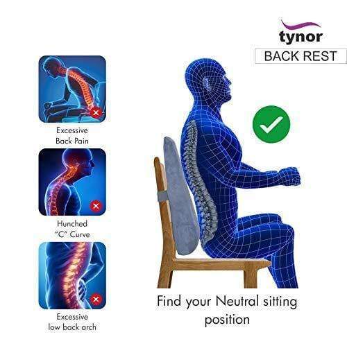 Tynor Back Rest Full I-46-Health & Personal Care-dealsplant