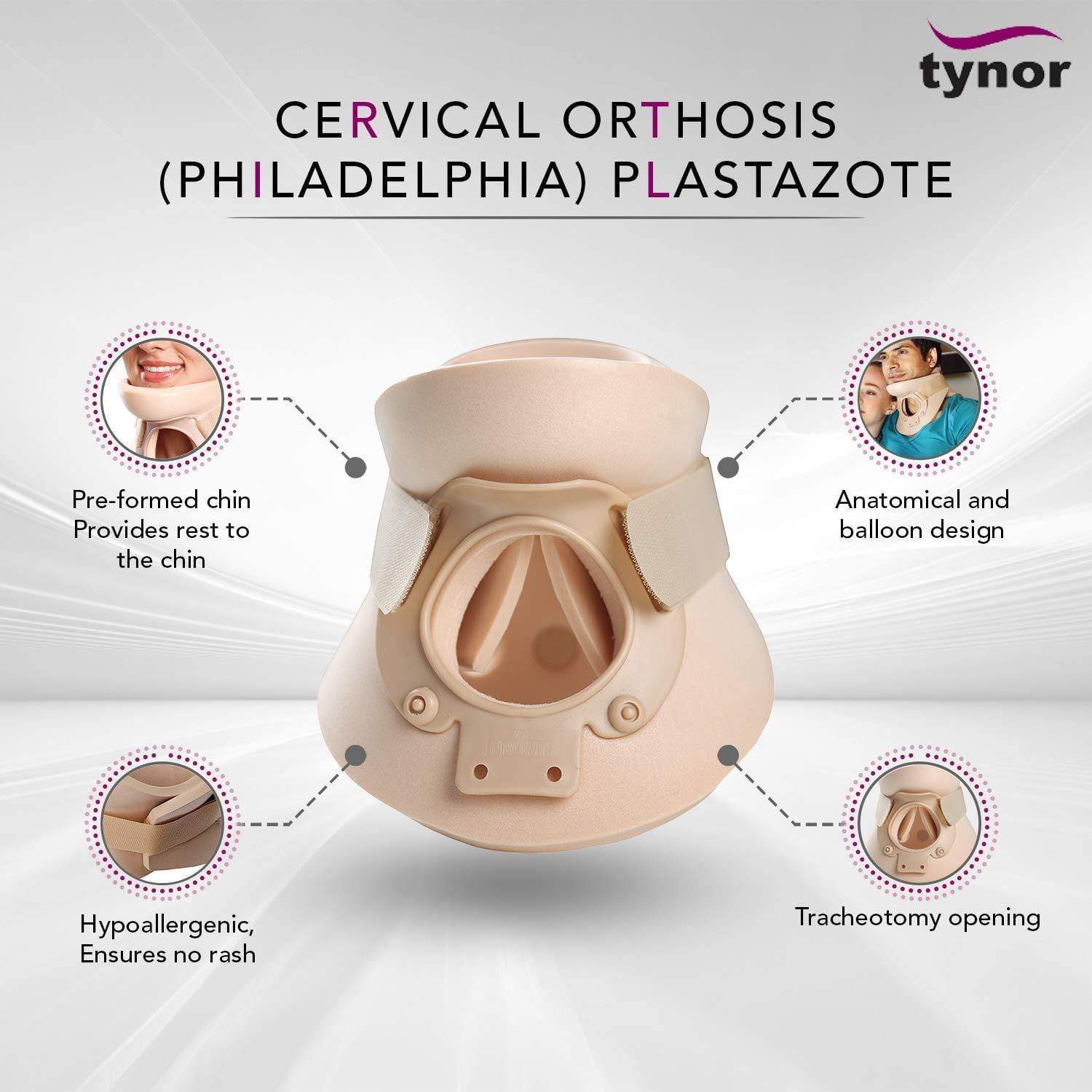 Tynor Cervical Orthosis (Philadelphia) Plastazote (B-10)-Health & Personal Care-dealsplant
