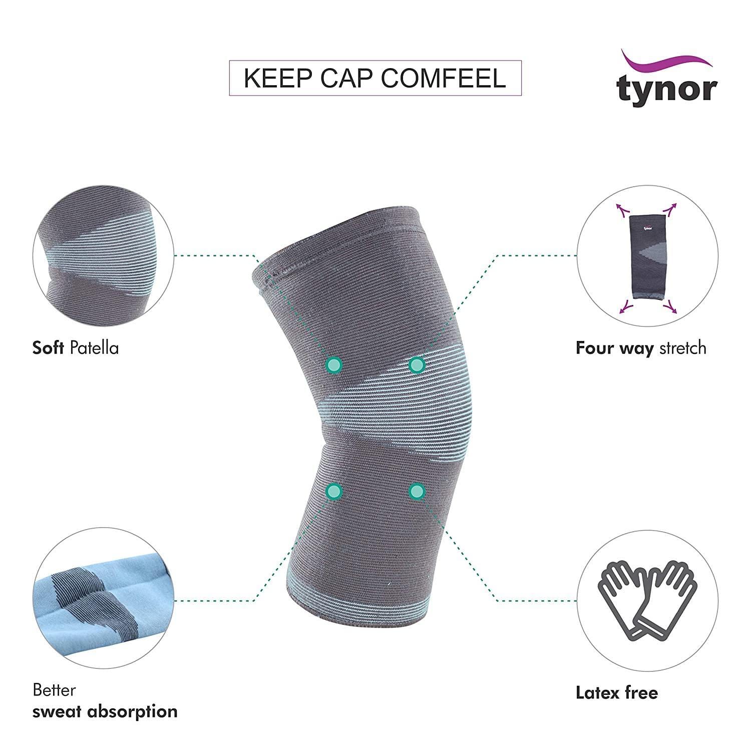 Tynor Knee Cap Comfeel Pair D-23-Health & personal care-dealsplant