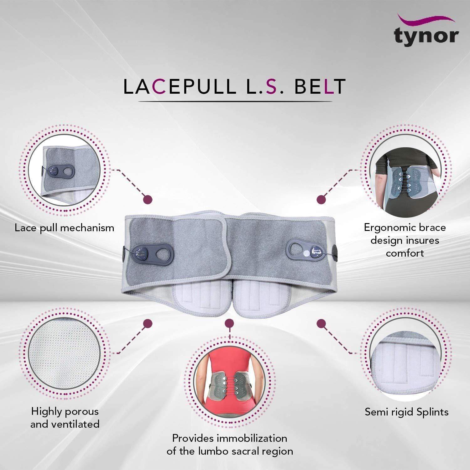 Tynor LacePull L.S. Belt (A-30)-Health & Personal Care-dealsplant