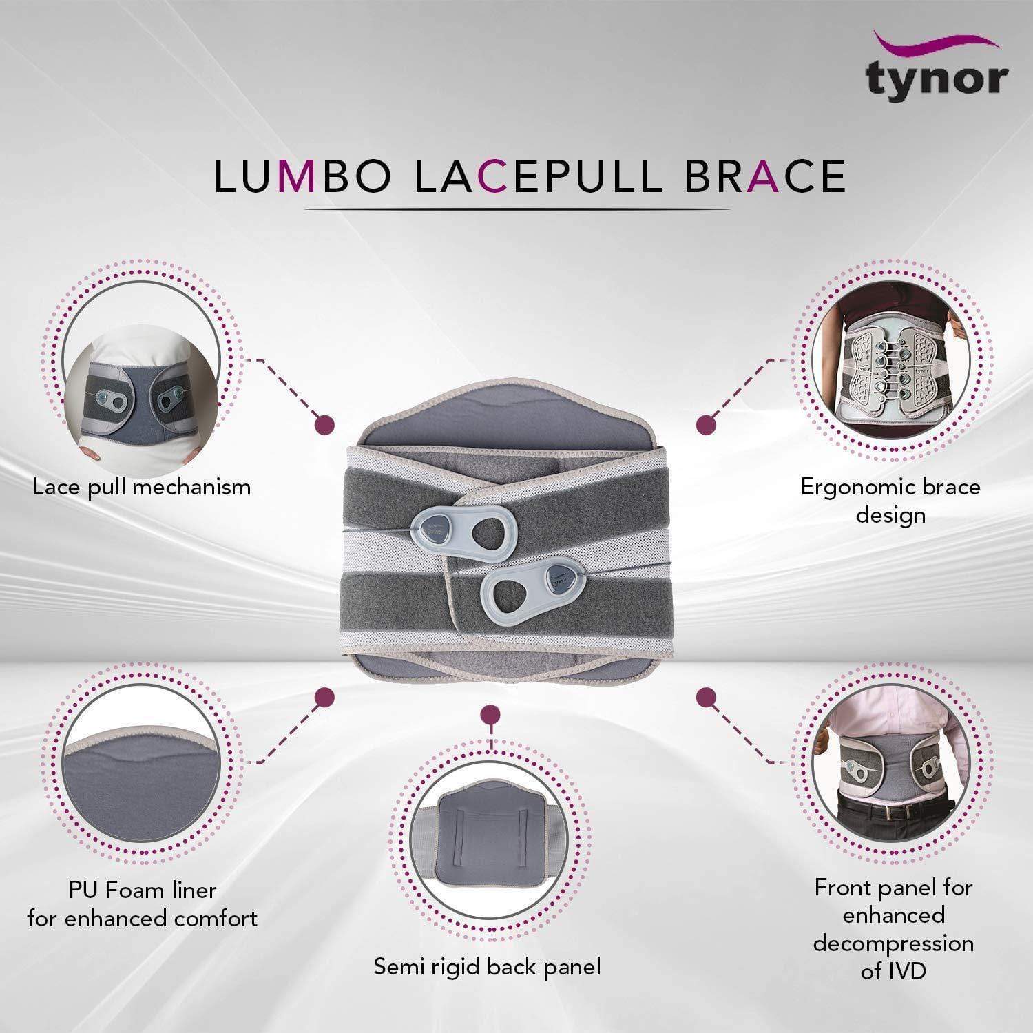 Tynor Lumbo Lacepull Brace (A29)-Health & Personal Care-dealsplant