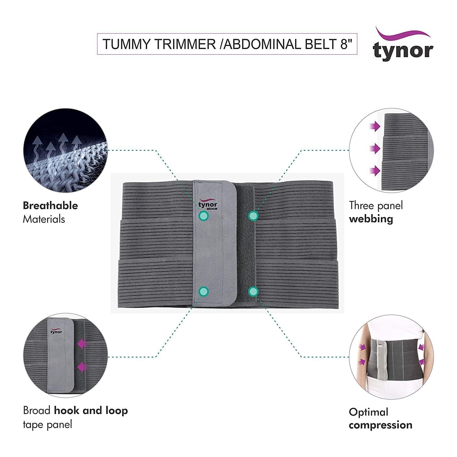 Tummy Trimmer/ Abdominal Belt 8"/20cm A 03-Health & Personal Care-dealsplant
