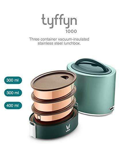 VAYA COMBO SET TYFFYN 1000 ML CC CONTAINERS + BAGMAN & 600ML DRYNK-Home & Kitchen Appliances-dealsplant