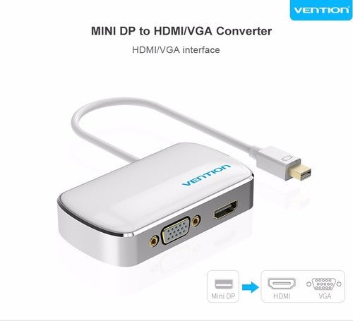 Vention Mini Display Port HDMI VGA Converter-Converters-dealsplant