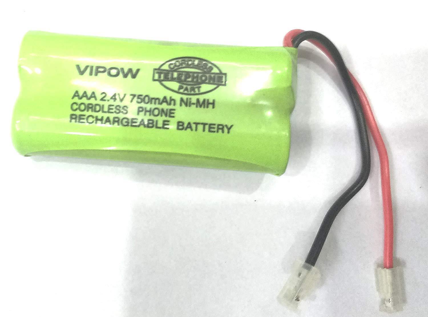 Vipow AAA 2.4V 750mah Ni-Mh Cordless Phone Rechargeable Battery Pack-Rechargeable Batteries-dealsplant