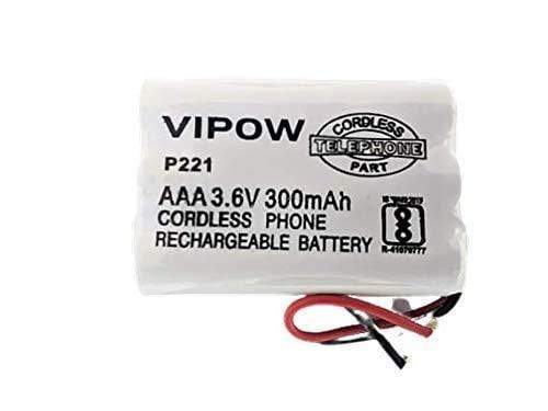 Vipow AAA (P221) 3.6v 300mah Ni-Mh Cordless Phone Rechargeable Battery Pack-Rechargeable Batteries-dealsplant