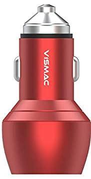 Vismac HAWK CC04 3.1A Dual USB car chargers metal with cable-Car charger-dealsplant