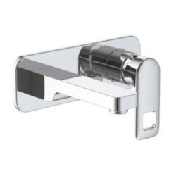 Parryware Verve Wall mounted basin Mixer Upper Trim and concealed Body Single Lever-Taps & Dies-dealsplant