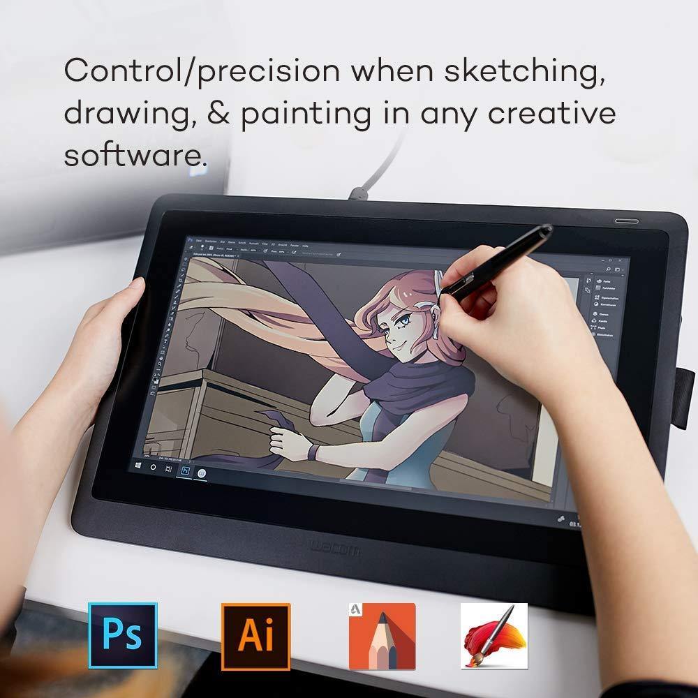 Wacom Cintiq 16_DTK-1660/K1-CX Creative Pen Graphic Tablet with Vibrant HD Display and Pro Pen 2-PEN Tablet-dealsplant