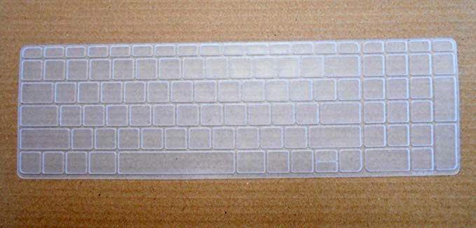 Yashi Transparent Silicone Rubber Laptop Keyboard Protector Cover for HP Pavilion-Keyboard Protectors-dealsplant