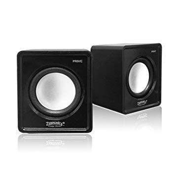 Zebronics Prime 2 2.0 Multimedia Speakers (Black)-Audio Speakers-dealsplant