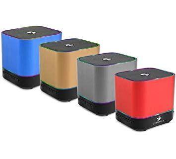 Zebronics Dice Portable Bluetooth Speakers with Selfie Button (Colour May Vary)-Bluetooth Speakers-dealsplant
