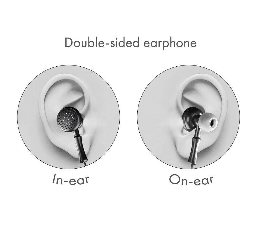 Zebronics Twin Double Sided Earphones-Earphones-dealsplant