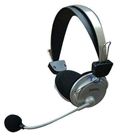 Zebronics 1000HMV Hedphone with Mic and Volume Control (Silver)-Headphones & Earphones-dealsplant