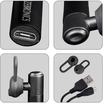 ZEBRONICS Icon Bluetooth Headset (Black, On the Ear)-BLUETOOTH EARPHONES-dealsplant