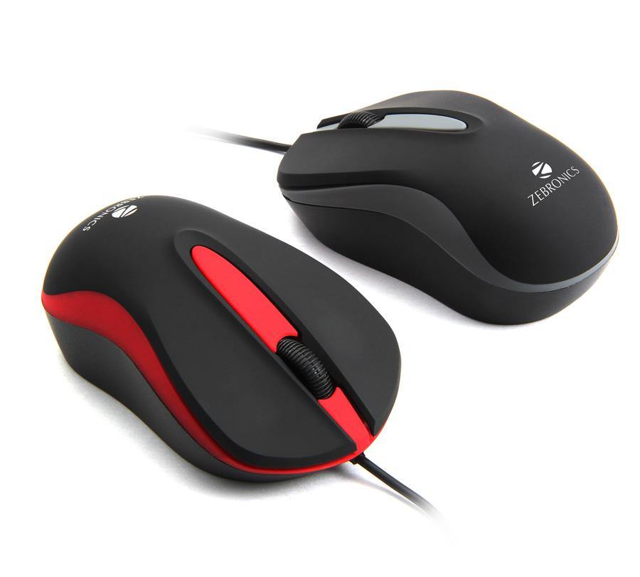 ZEBRONICS Wing Optical Wired Mouse-Laptops & Computer Peripherals-dealsplant