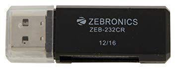 Zebronics ZEB-232CR Card Reader (Random Color)-Memory Cards & Readers-dealsplant