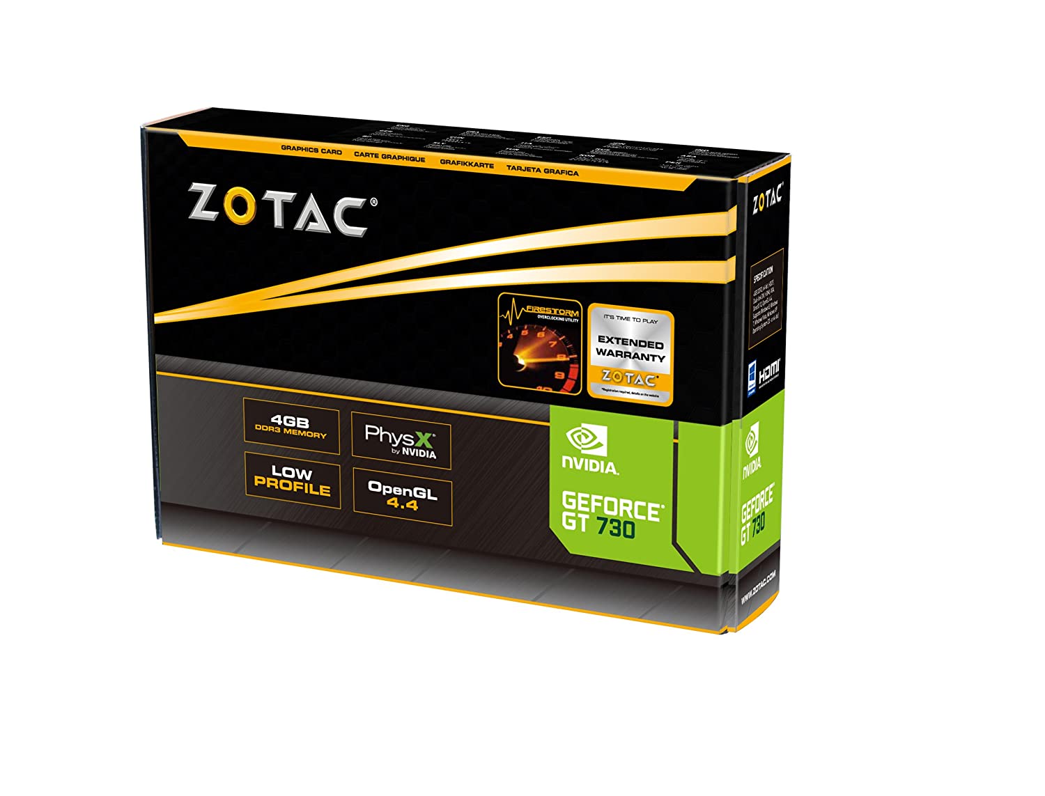 ZOTAC GeForce GT 730 4GB DDR3 ZONE Edition Graphics Card with GeForce Experience-GRAPHICS CARD-dealsplant